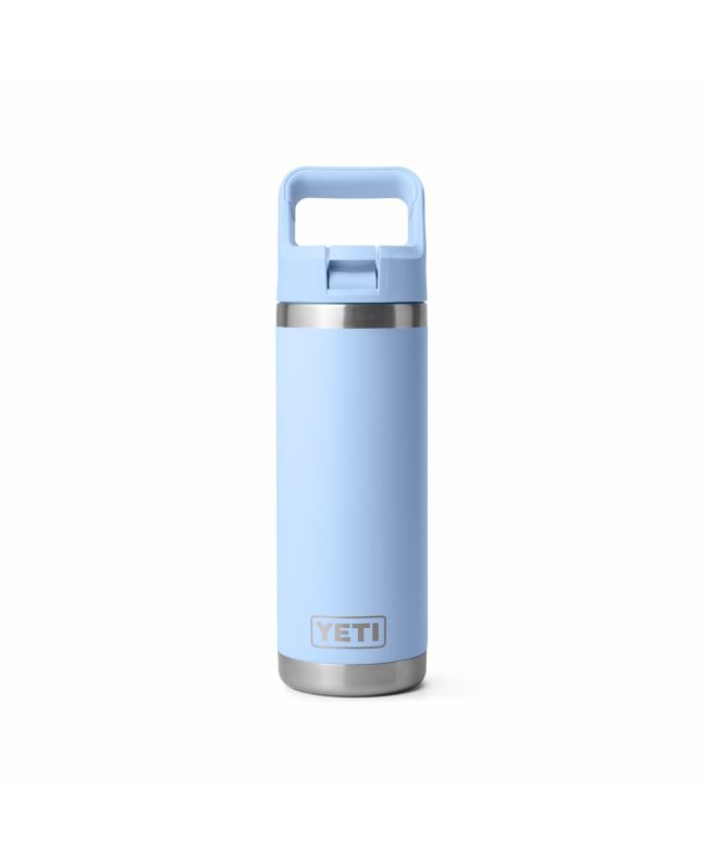 Botella térmica para agua Yeti Rambler 18oz con tapón con pajita integrada color Big Sky Blue