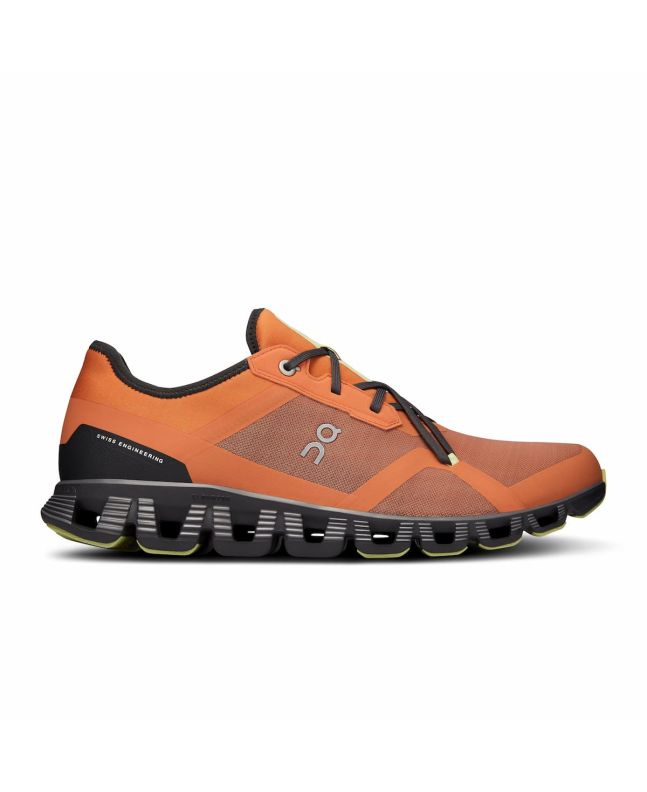 Zapatillas de Running ON Cloud X 3 AD naranjas y grises para hombre
