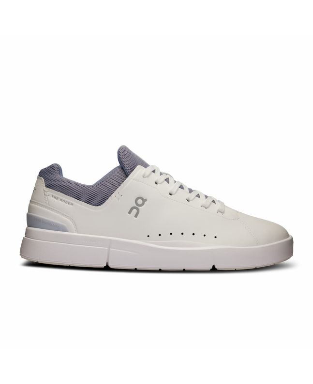Zapatillas On Running The Roger Advantage color blanco y gris fósil para hombre