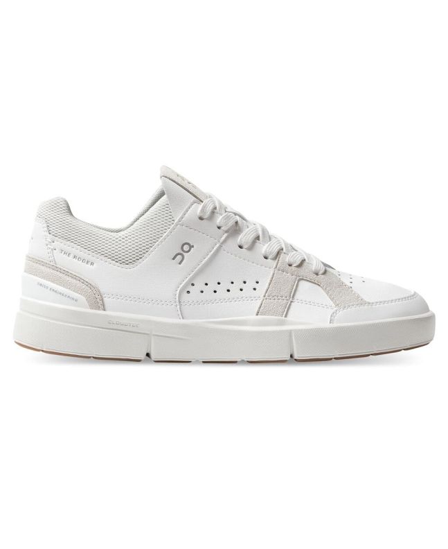 Zapatillas On Running The Roger Clubhouse White Sand blancas con detalles en beige para hombre