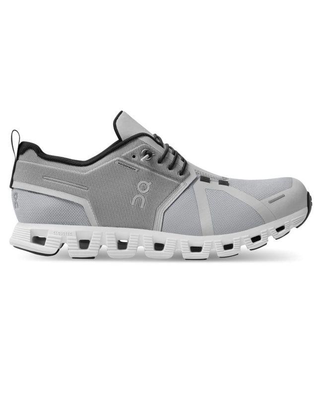 Zapatillas On Running Cloud 5 Waterproof Glacier White para mujer 