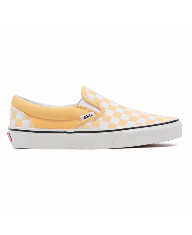 Zapatillas Vans Classic Slip-On Checkerboard Amarillas