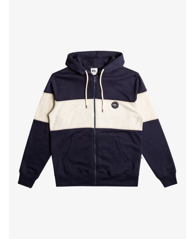 Sudadera con capucha y cremallera Quiksilver Shadyhills Azul Marino para hombre