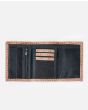 Cartera de pana Rip Curl Archive Cord Surf Negra abierta