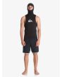 Chaleco de neopreno con capucha Quiksilver 2mm Syncro Plus para hombre frontal 
