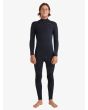Hombre con traje de surf con cremallera en el pecho Quiksilver Everyday Sessions 5/4/3mm negro