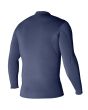 Chaqueta de neopreno Vissla Solid Sets 2mm Front Zip azul  para hombre posterior