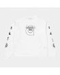 Camiseta de manga larga para mujer Carhartt WIP Tab LS blanca Frontal