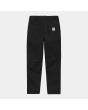 Pantalón Carhartt WIP Abbott Pant Negro para hombre posterior