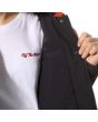 Abrigo con capucha Vans Woman Drill Chore Coat Mte negro para mujer bolsillo interior