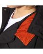 Abrigo con capucha Vans Woman Drill Chore Coat Mte negro para mujer cremallera