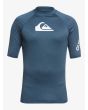 Licra Protección Solar UPF 50 Quiksilver All Time SS Men azul frontal