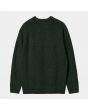 Jersey de lana Carhartt WIP Anglistic Sweater verde para hombre posterior
