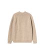 Jersey Carhartt WIP Anglistic Sweater beige flor de sal moteado para hombre posterior