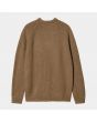Jersey de lana Carhartt WIP Anglistic Sweater marrón para hombre posterior