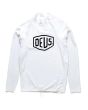 Camiseta técnica de Surf con manga larga Deus Baylands Shield Rash Vest UPF 50 Blanca para hombre