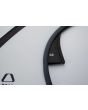 Medida Quilla para longboard Bell Fins Single Fin 9 pulgadas blanca