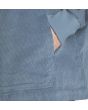 Hombre con Sudadera de pana con capucha y cremallera parcial DC Shoes Belview Azul bolsillo