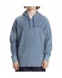 Hombre con Sudadera de pana con capucha y cremallera parcial DC Shoes Belview Azul 