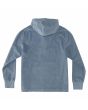 Sudadera con capucha y cremallera parcial DC Shoes Belview Azul para hombre posterior