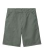 Pantalón corto Carhartt WIP Single Knee Short Park Garment Dyed para hombre