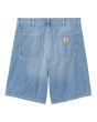 Pantalón Vaquero Corto Carhartt WIP Simple Short Azul Light True Washed para hombre posterior