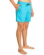 Hombre con short de natación Billabong All Day Layback 16" Azul Cian derecha