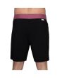Hombre con bañador Boardshort Florence Marine X Weld negro 17'5" posterior