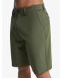 Detalle cintura y cierre de Boardshort Quiksilver Union Amphibian 20'' verde Grape Leaf
