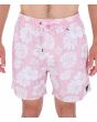 Hombre con Bañador Boardshort Hurley Cannonball Volley 17'' Rosa Floral