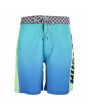 Bañador Boardshort Hurley Phantom Fastlane Flashback 18" azul y verde para hombre