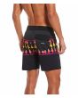 Hombre con Bañador Boardshort Hurley Phantom Resist 18" Negro posterior