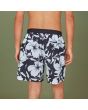 Hombre con Bañador Boardshort Lightning Bolt Continual Flower 16" negro floral posterior