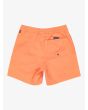 Bañador Quiksilver Everyday Solid Volley 14'' color naranja melón para niño 8-16 años posterior