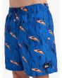 Niño con Bañador Quiksilver Next Gen Volley 14'' Azul cintura elástica
