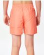 Niño con bañador Rip Curl Offset Volley Coral posterior