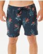Hombre con Bañador Boardshort Rip Curl Paradiso Volley 16" Azul Marino
