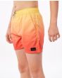 Niño con Bañador elástico Rip Curl Laze Fade Volley 15" Boy Rojo lateral