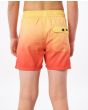 Niño con Bañador elástico Rip Curl Laze Fade Volley 15" Boy Rojo posterior