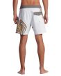 Hombre con Bañador Boardshort RVCA Cross Up Trunk 16' Camel posterior