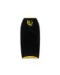Deck de Tabla de Bodyboard Empire Go PP Negro-Amarillo-Negro canales estándar