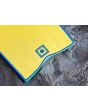 Cola Fish del Bodyboard GT Paulinho Costa vista trasera - detalle del tail en playa