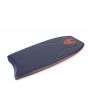 Tabla de Bodyboard NMD Ben Player Series Spec PP 41" en color azul marino y rojo deck lateral