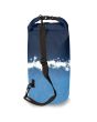 Mochila estanca Vissla 7 Seas 20L Dry Pack azul marino oscuro posterior