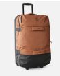 Bolsa de viaje grande con ruedas Rip Curl F-Light Global Searchers 110L Marrón lateral