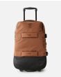 Bolsa de viaje mediana con ruedas Rip Curl F-Light Transit 50L Searchers Marrón tamaño cabina