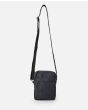 Bolso bandolera Rip Curl Classic Leazard No Idea Pouch negro para hombre correa