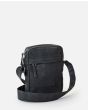 Bolso bandolera Rip Curl Classic Leazard No Idea Pouch negro para hombre lateral