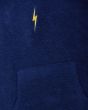 Toalla con capucha Lightning Bolt Poncho azul Unisex logo