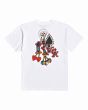 Camiseta de manga corta Rvca Smith Street Boltz SS para hombre blanca Posterior 2